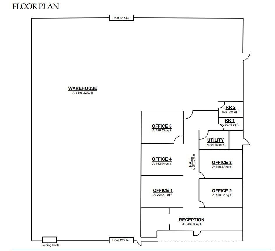 2979 Promenade St, West Sacramento, CA for lease Floor Plan- Image 1 of 1