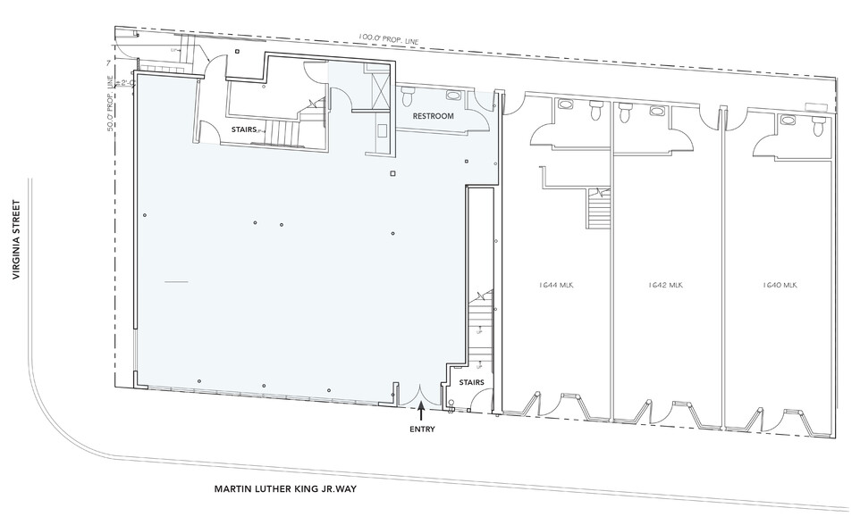 1650 Martin Luther King Jr Way, Berkeley, CA for lease - Floor Plan - Image 3 of 11