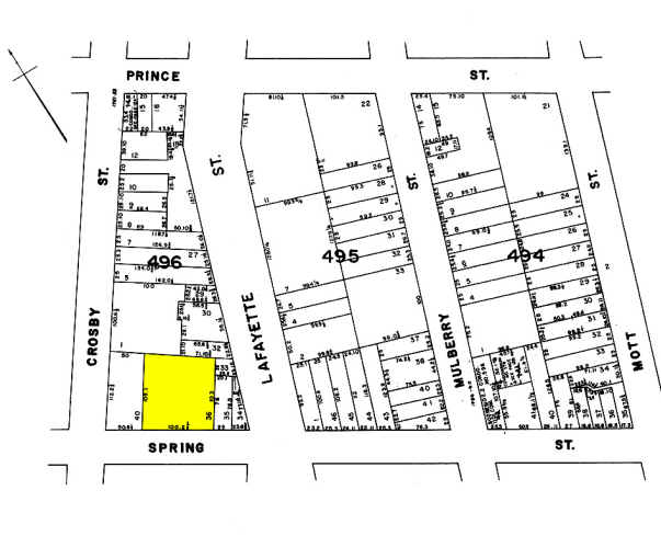 73 Spring St, New York, NY for sale - Plat Map - Image 1 of 1