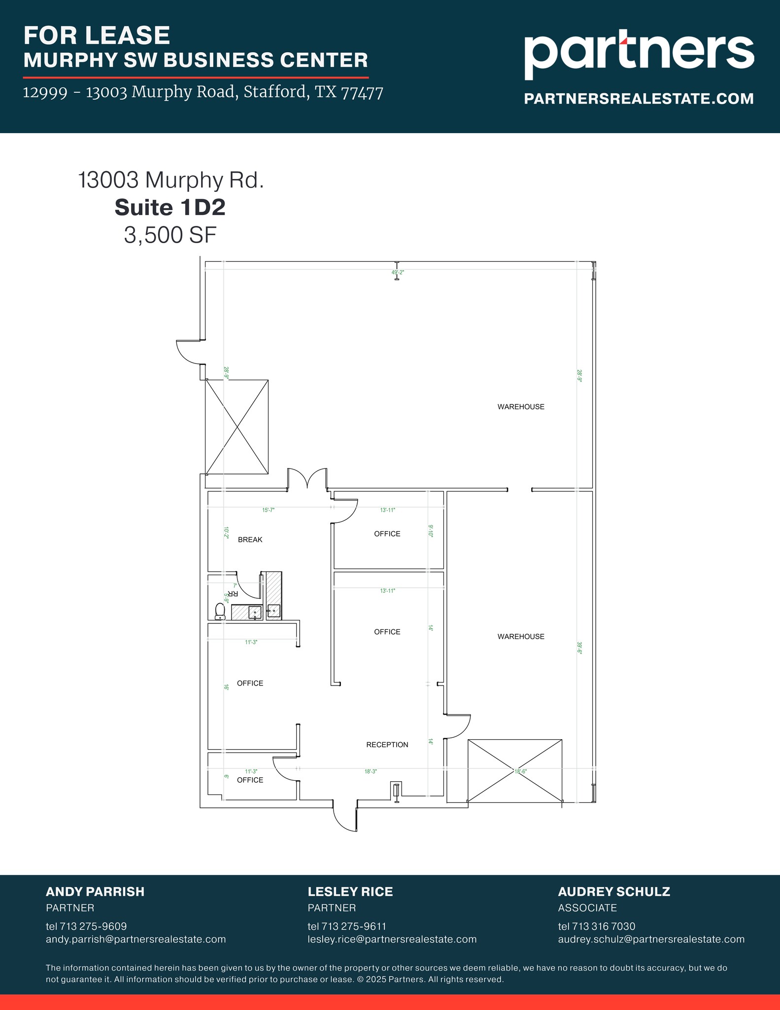 12999-13003 Murphy Rd, Stafford, TX for lease Site Plan- Image 1 of 1