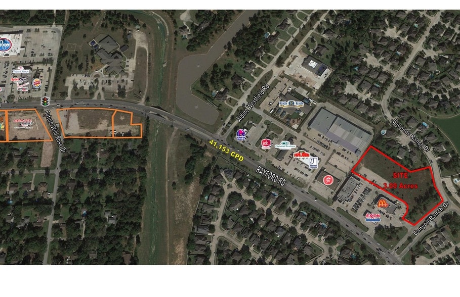 2907 Rayford Rd, Spring, TX for sale - Aerial - Image 1 of 1