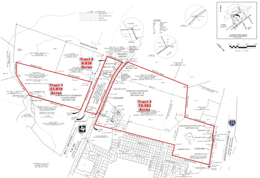 IH-35 & Engel Road, New Braunfels, TX 78132 - +/-110 Acres on IH 35 ...