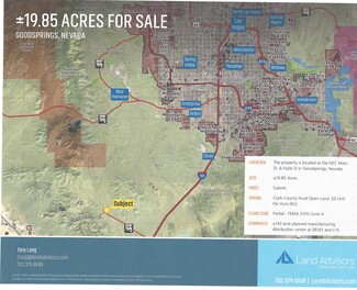 More details for Main ST, Goodsprings, NV - Land for Sale