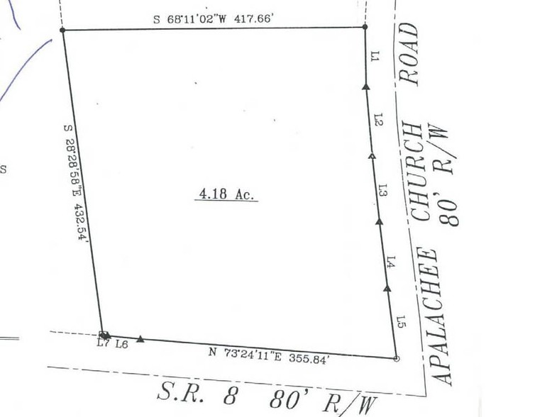 00 Atlanta Hwy, Auburn, GA for sale - Plat Map - Image 3 of 3