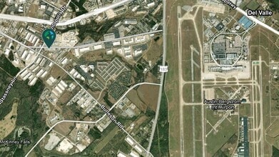 6406 Burleson Rd, Austin, TX - AERIAL  map view