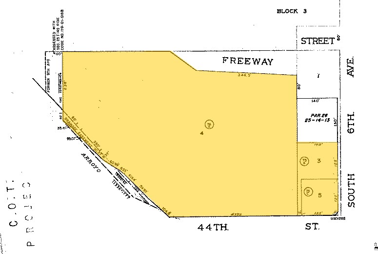 3300-3398 S 6th Ave, Tucson, AZ for lease - Plat Map - Image 2 of 13
