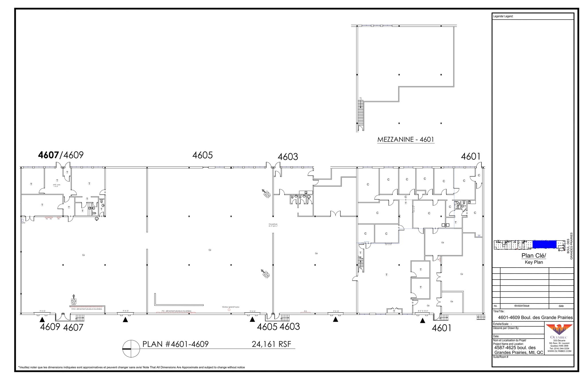 4587-4625 Boul des Grandes-Prairies, Montréal, QC for lease Site Plan- Image 1 of 1