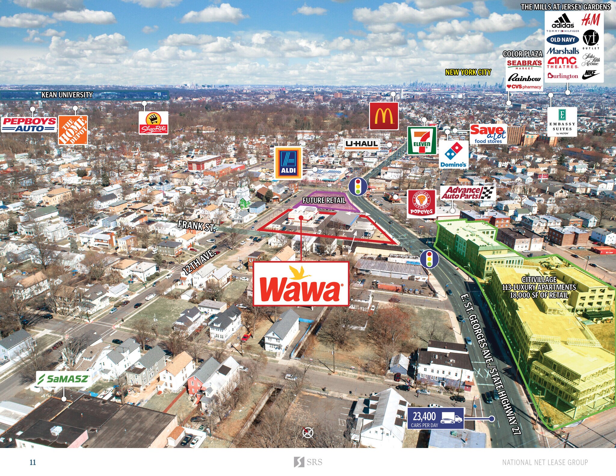 1171 Saint Ave, Roselle, NJ, 07203 Service Station Property For Sale