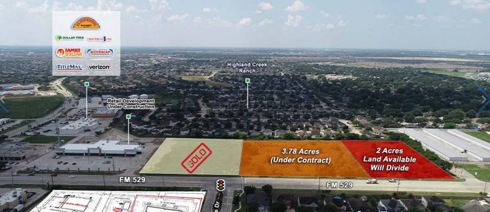 FM 529 & Fry Rd, Cypress, TX for sale - Primary Photo - Image 1 of 1