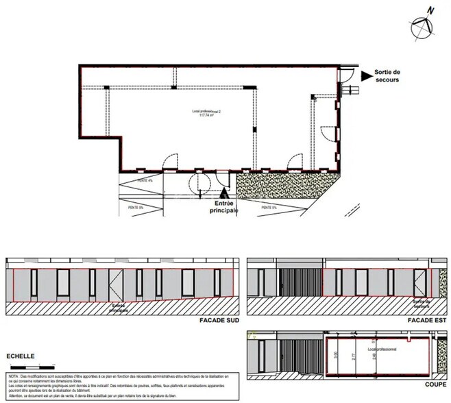 Retail in Nancy for sale - Floor Plan - Image 2 of 3