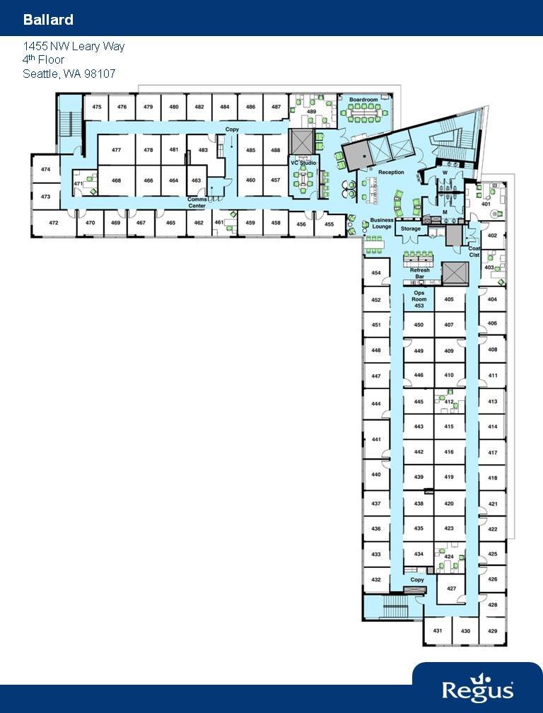 1455 NW Leary Way, Seattle, WA for lease Floor Plan- Image 1 of 1