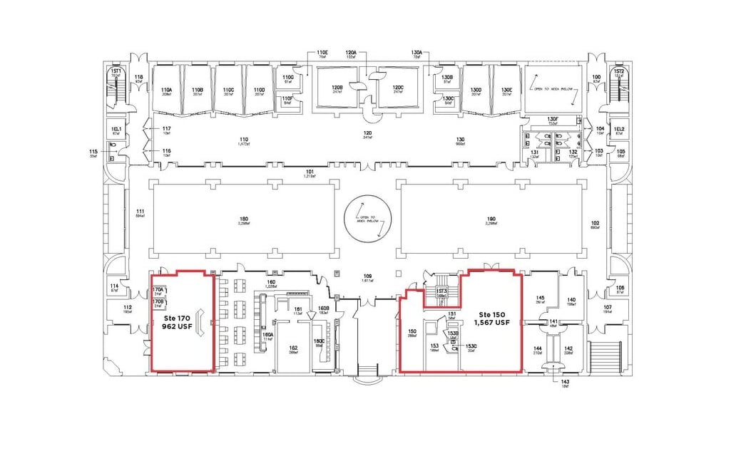 1 E Center St, Fayetteville, AR for lease Floor Plan- Image 1 of 1