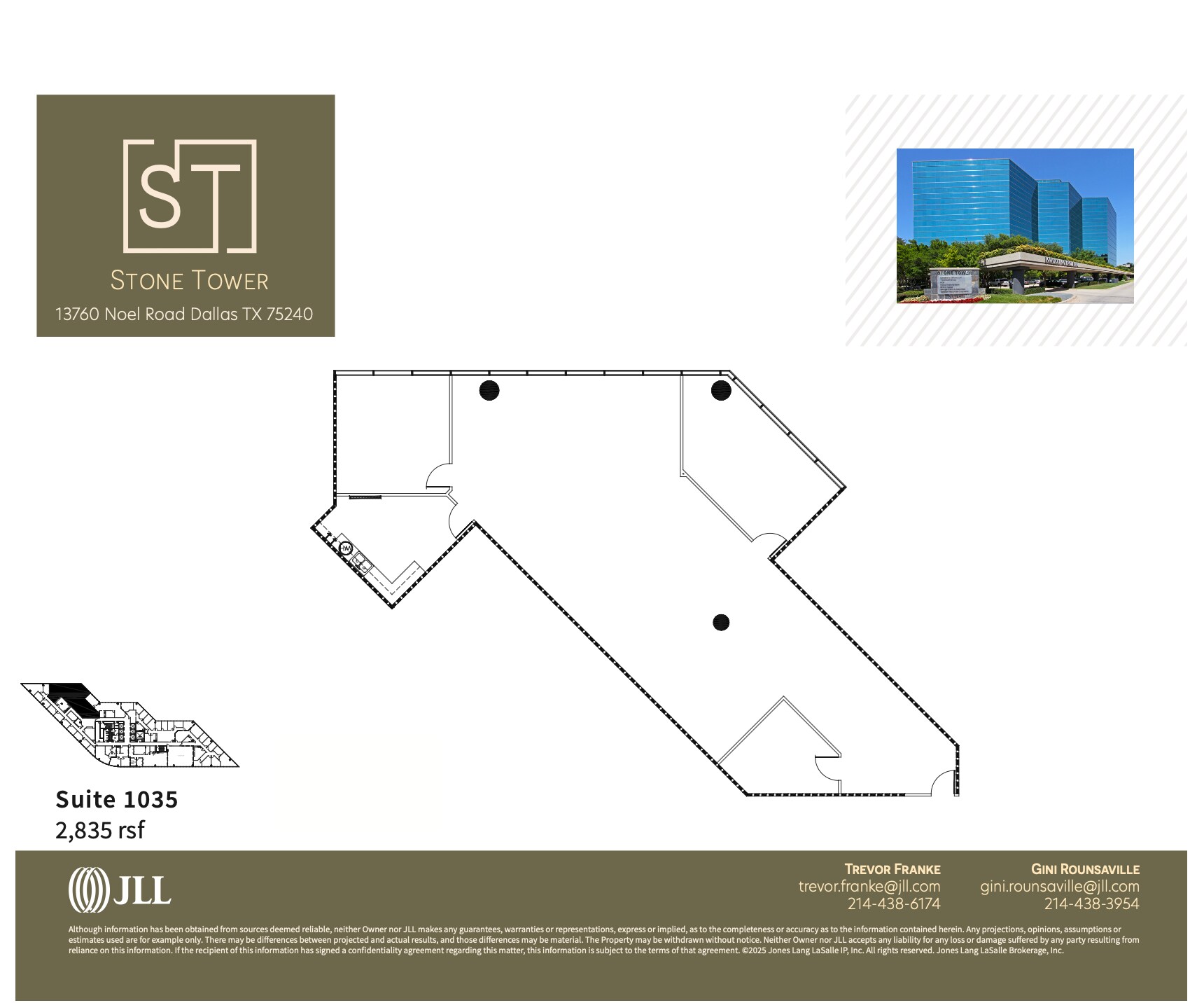 13760 Noel Rd, Dallas, TX for lease Floor Plan- Image 1 of 2