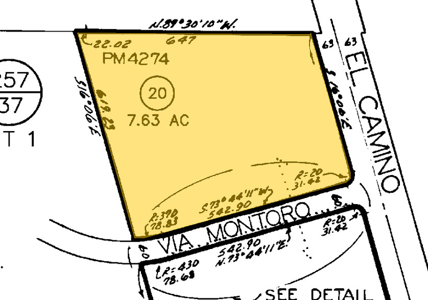 280-292 N El Camino Real, Encinitas, CA for sale - Plat Map - Image 1 of 1