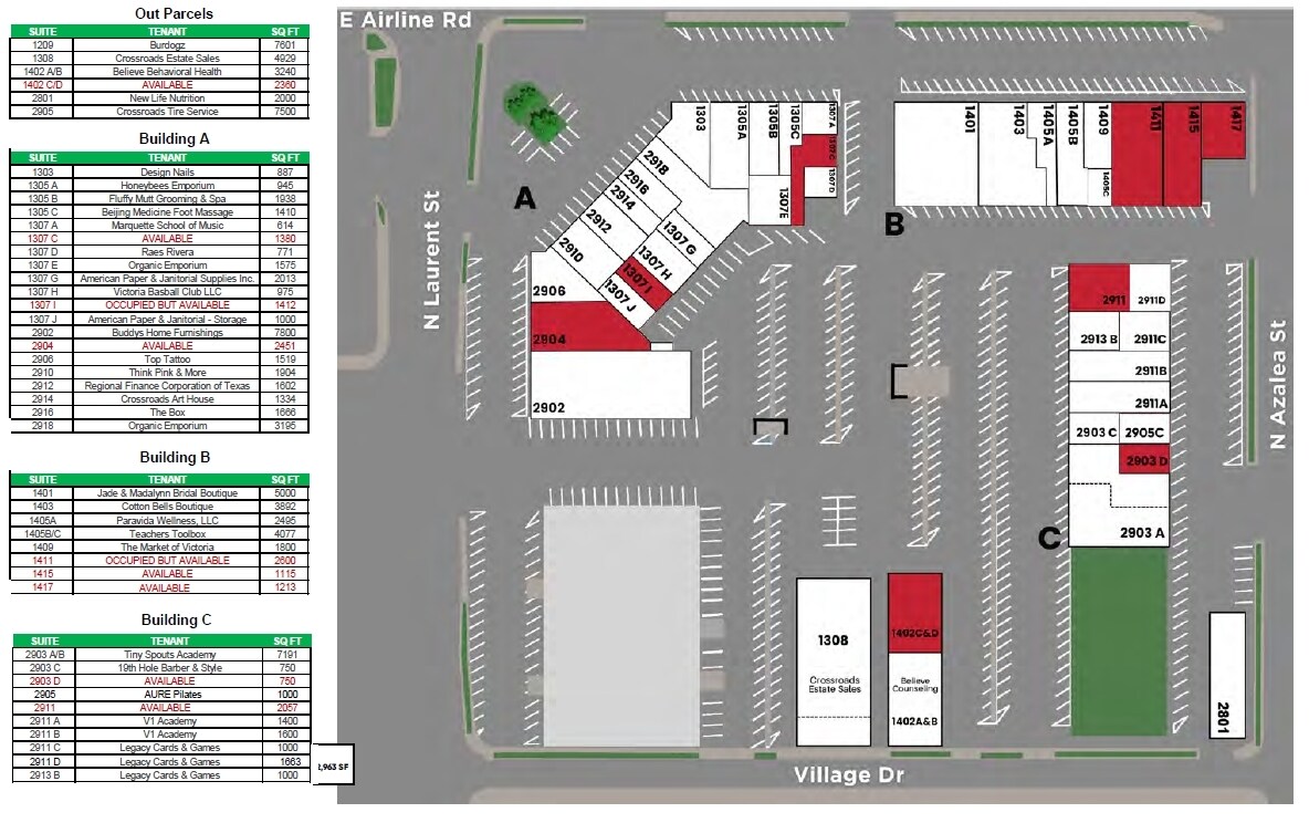1401-1417 E Airline Rd, Victoria, TX for lease Site Plan- Image 1 of 1
