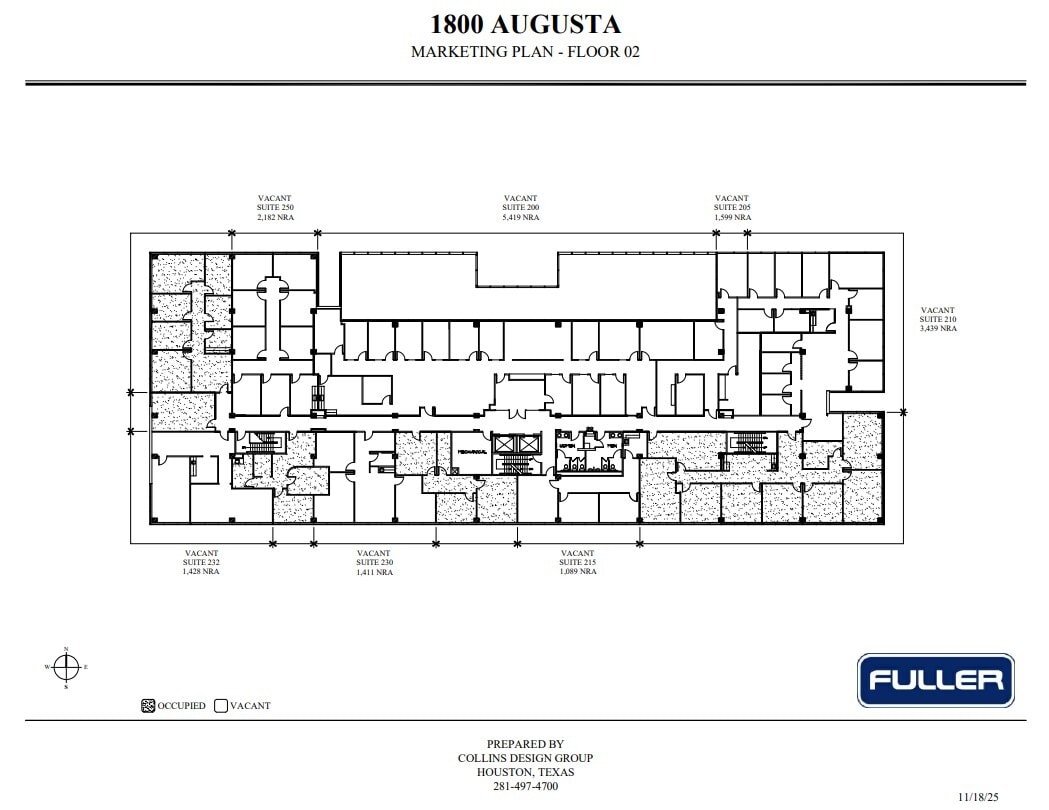 1800 Augusta Dr, Houston, TX for lease Floor Plan- Image 1 of 1