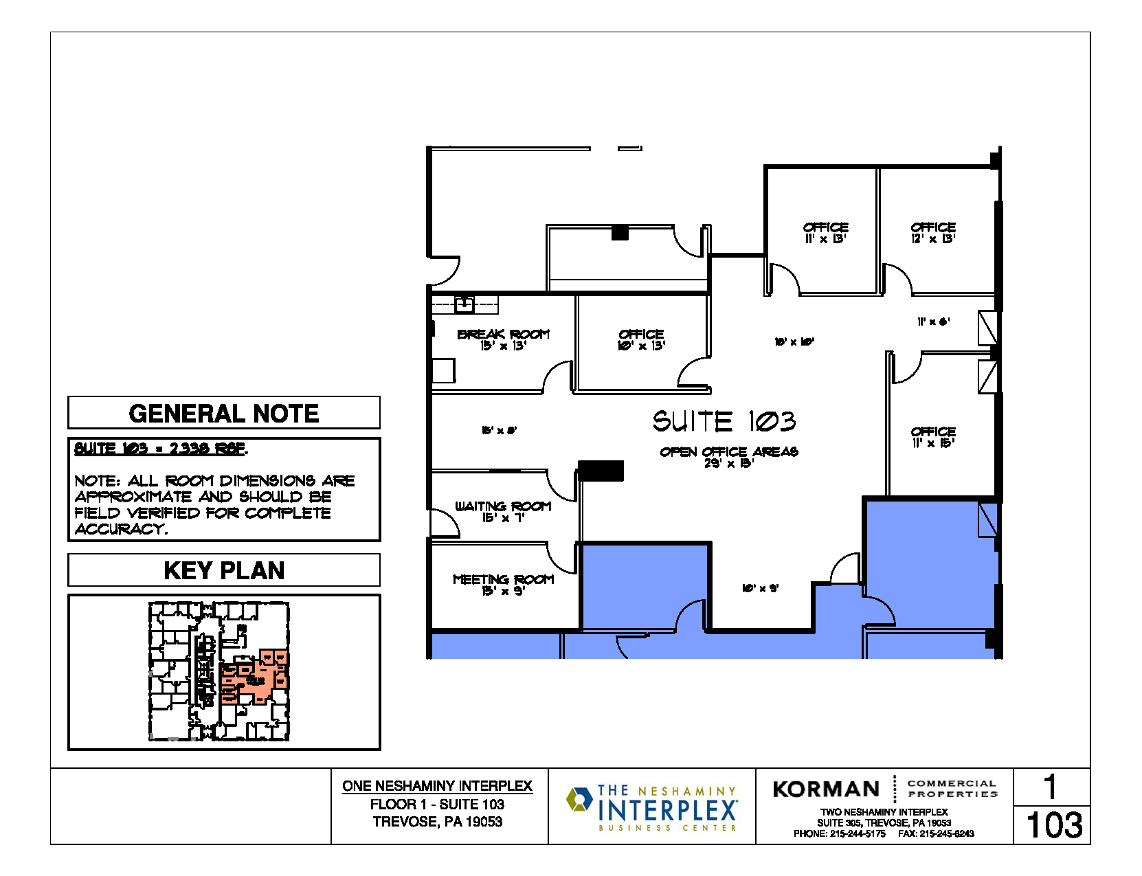 1 Neshaminy Interplex, Trevose, PA for lease Building Photo- Image 1 of 2