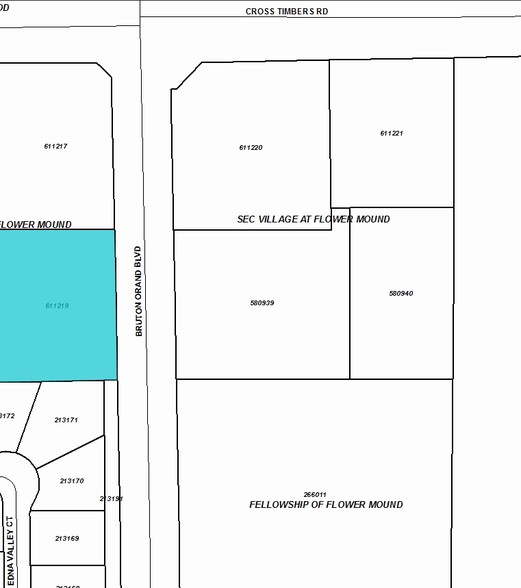 Bruton Orand Blvd, Flower Mound, TX for lease - Plat Map - Image 2 of 11