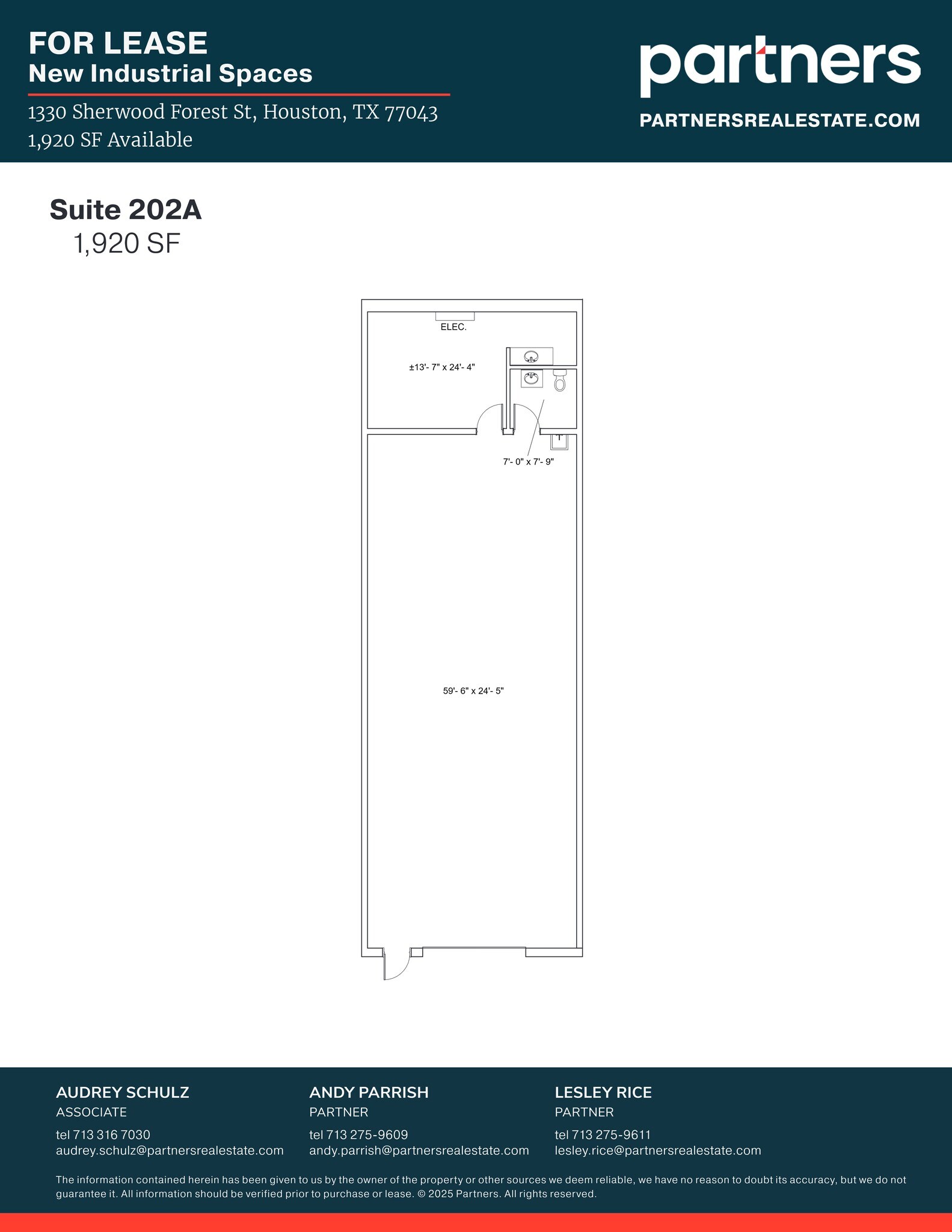 1330 Sherwood Forest St, Houston, TX for lease Site Plan- Image 1 of 1