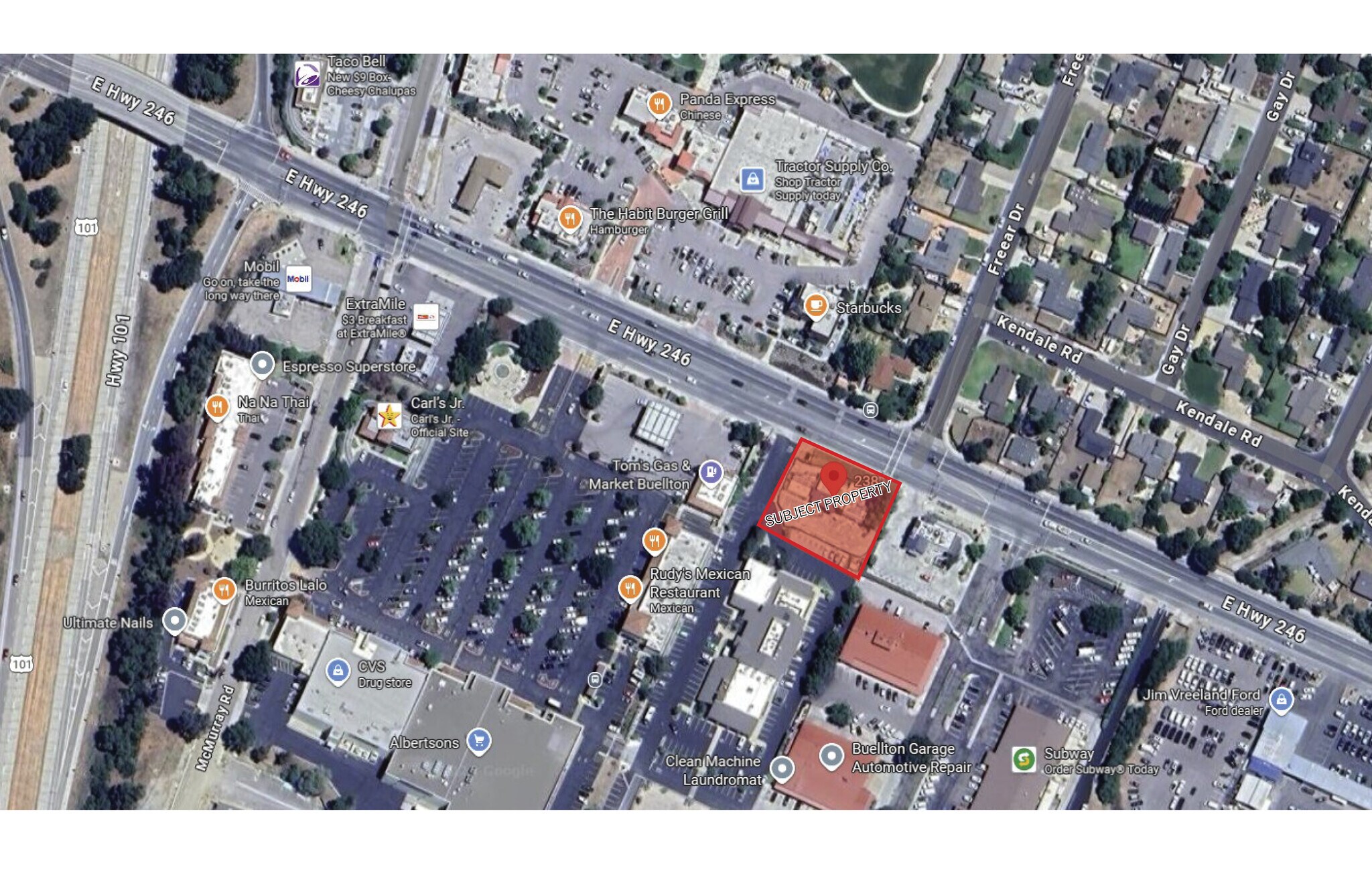 238 E Highway 246, Buellton, CA for lease Aerial- Image 1 of 4