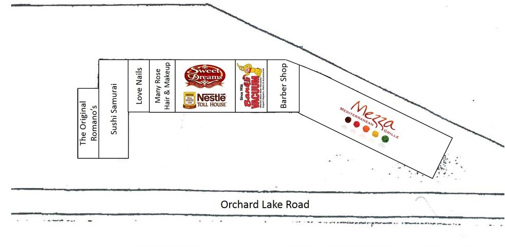 4139-4189 Orchard Lake Rd, Orchard Lake, MI for sale - Floor Plan - Image 1 of 1