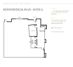 12893 Alcosta Blvd, San Ramon, CA for lease Floor Plan- Image 2 of 2