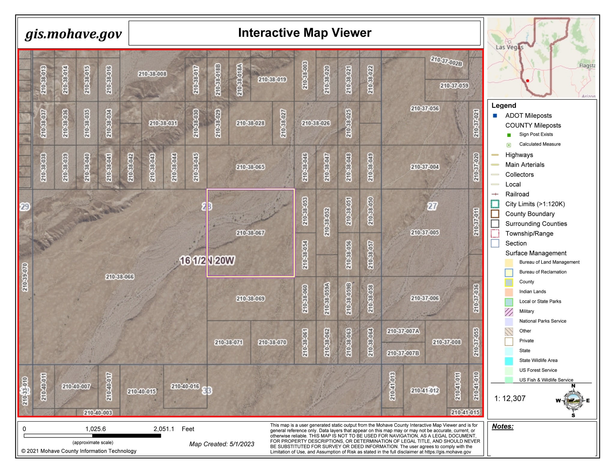00 40 acres, Topock, AZ for sale Aerial- Image 1 of 2