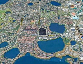 7524 Dr Phillips Blvd, Orlando, FL - AERIAL map view