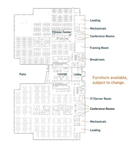 1117-1125 Deming Way, Madison, WI for lease - Floor Plan - Image 2 of 10
