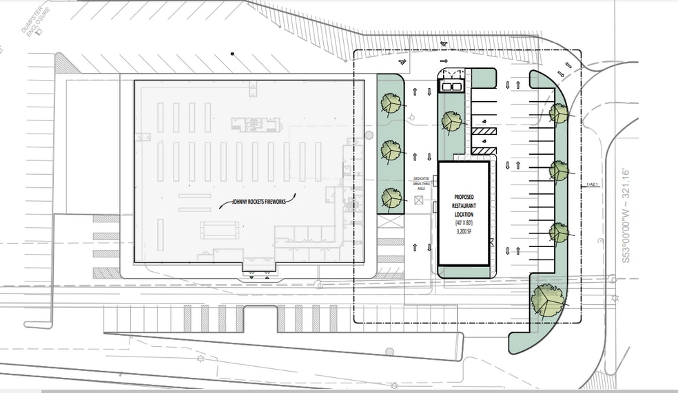 7833 Indianapolis Blvd, Hammond, IN for lease - Site Plan - Image 2 of 3
