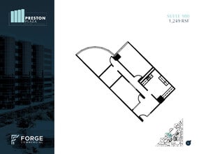 17950 Preston Rd, Dallas, TX for lease Floor Plan- Image 1 of 1
