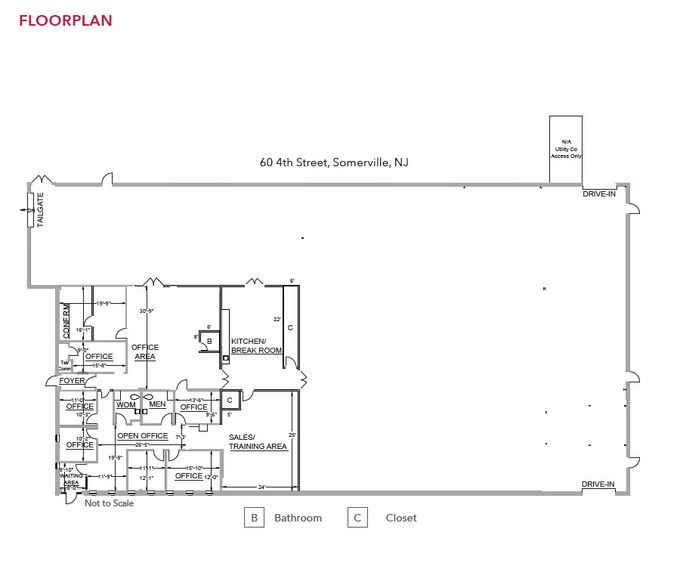 60 E 4th St, Somerville, NJ for lease - Floor Plan - Image 3 of 3