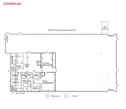 60 E 4th St, Somerville, NJ for lease Floor Plan- Image 1 of 1