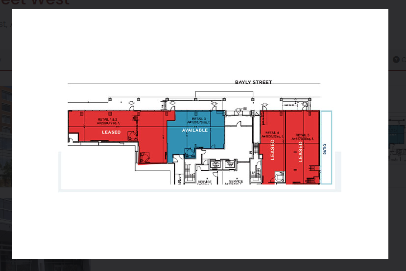 67 Bayly St W, Ajax, ON for lease Floor Plan- Image 1 of 1