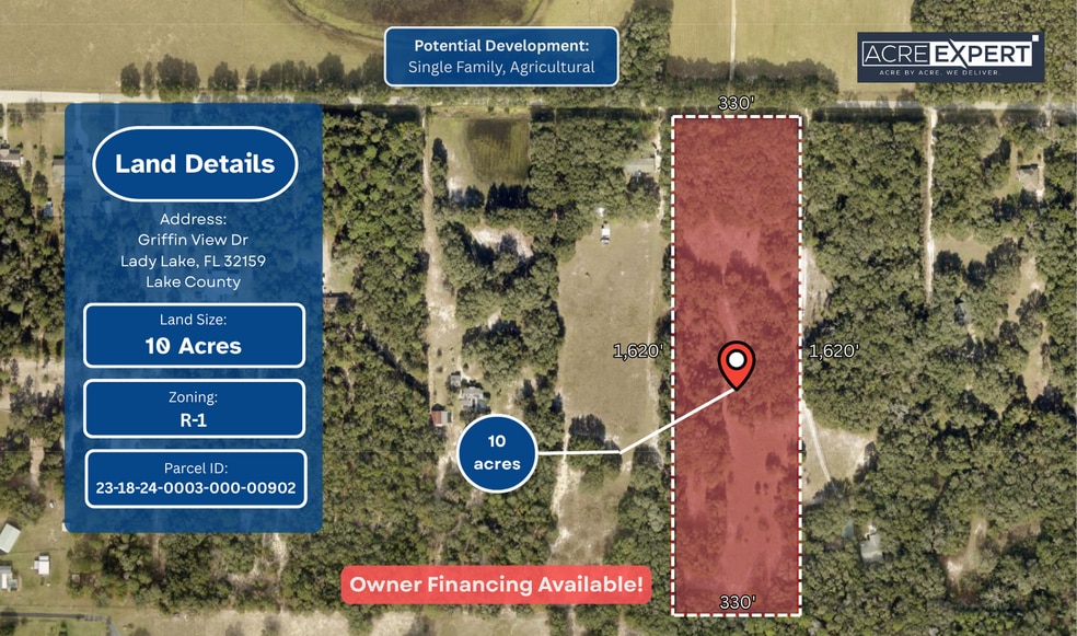 Griffin View Drive, Lady Lake, FL for sale - Building Photo - Image 1 of 1