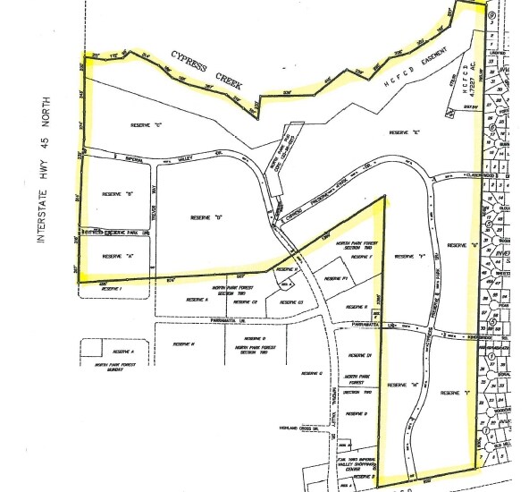 N I-45 & FM 1960, Houston, TX for sale Plat Map- Image 1 of 1