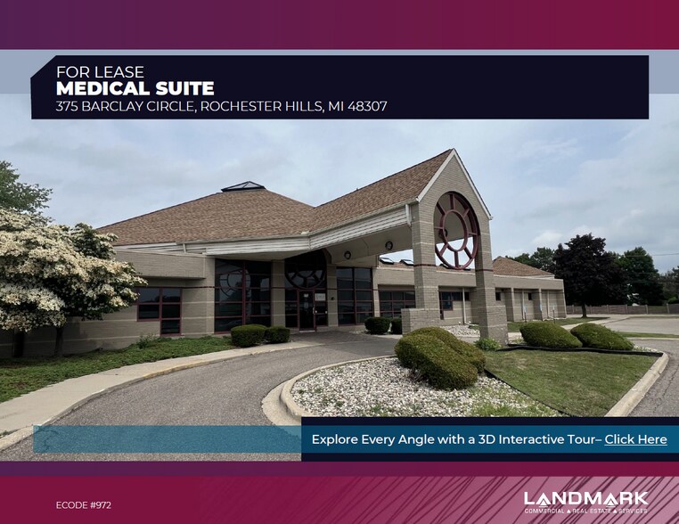 375 Barclay Cir, Rochester Hills, MI for lease - Building Photo - Image 1 of 1