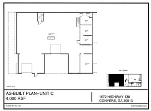 1672 GA-138 Hwy, Conyers, GA for lease Floor Plan- Image 1 of 1