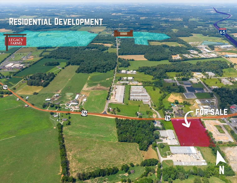 0 Tennessee Highway 76, White House, TN for sale - Aerial - Image 3 of 14