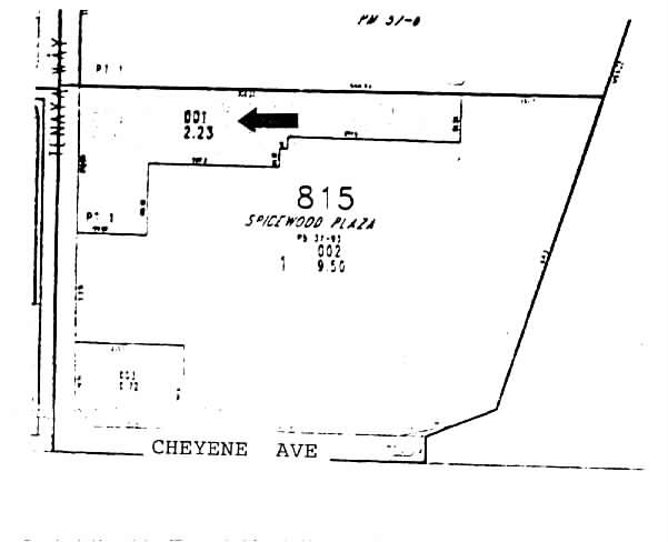 3250 N Tenaya Way, Las Vegas, NV for lease - Plat Map - Image 2 of 4