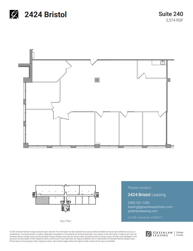 2424 SE Bristol St, Newport Beach, CA for lease Floor Plan- Image 1 of 1