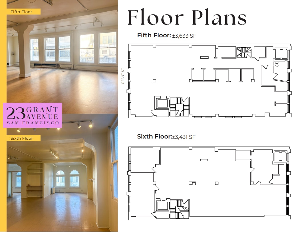 21 Grant Ave, San Francisco, CA for lease Floor Plan- Image 1 of 1