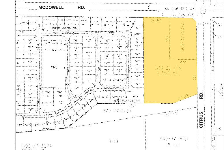 McDowell Rd, Goodyear, AZ for sale - Plat Map - Image 3 of 3