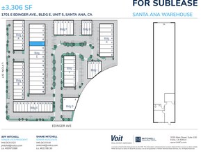 1701 E Edinger Ave, Santa Ana, CA for lease Floor Plan- Image 1 of 1
