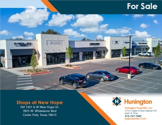 More details for 2875 W Whitestone Blvd, Cedar Park, TX - Retail for Sale