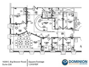 1639 E Big Beaver Rd, Troy, MI for lease Site Plan- Image 1 of 1