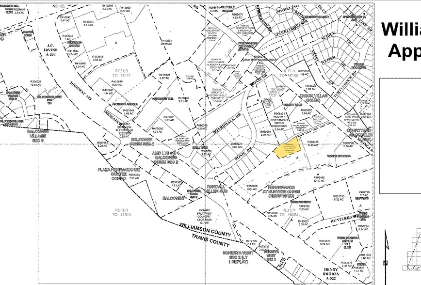 13170 Pond Springs Rd, Austin, TX for lease - Plat Map - Image 2 of 24