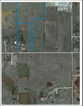 3705 S 16th St, Chickasha, OK - aerial  map view