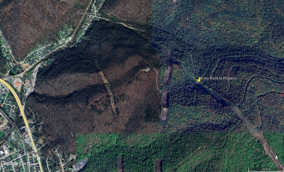 0 Frozen Branch Road Rd, Cedar Grove, WV for sale - Building Photo - Image 1 of 2