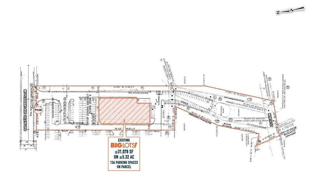550 Mt Pleasant Ave, Dover, NJ for lease Site Plan- Image 1 of 1